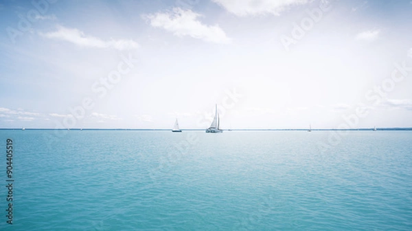 Obraz boat on the sea