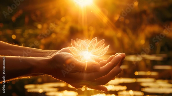 Obraz Harmonising Energy Flow: A Depiction of RQ Reiki Healing