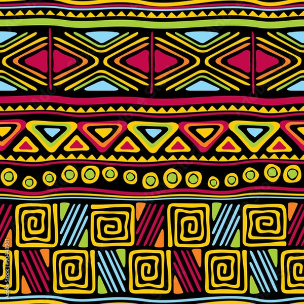 Obraz afrykański bez szwu