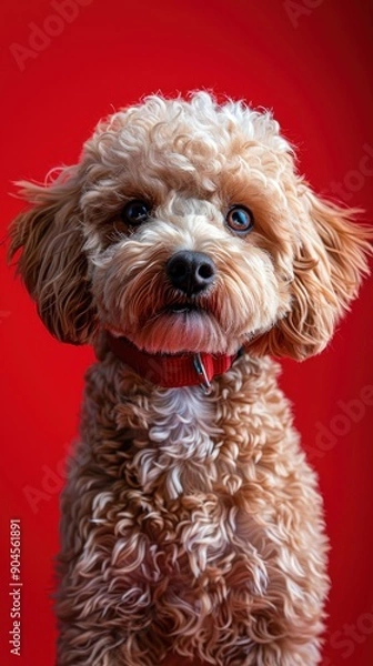 Obraz Elegant Photorealistic Poodle Graphics | High Detail Aesthetic Art