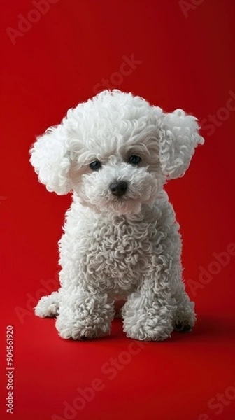 Obraz Elegant Photorealistic Poodle Graphics | High Detail Aesthetic Art