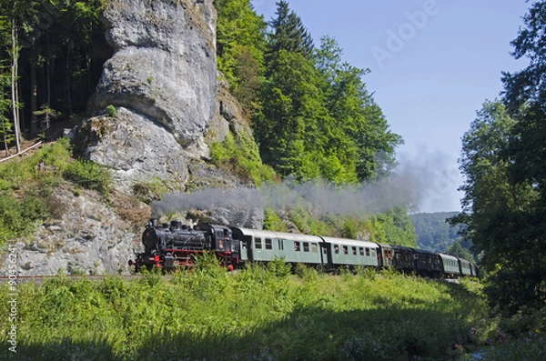 Obraz Museumseisenbahn im Wiesenttal, Fränkische Schweiz