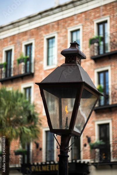 Obraz old street lamp