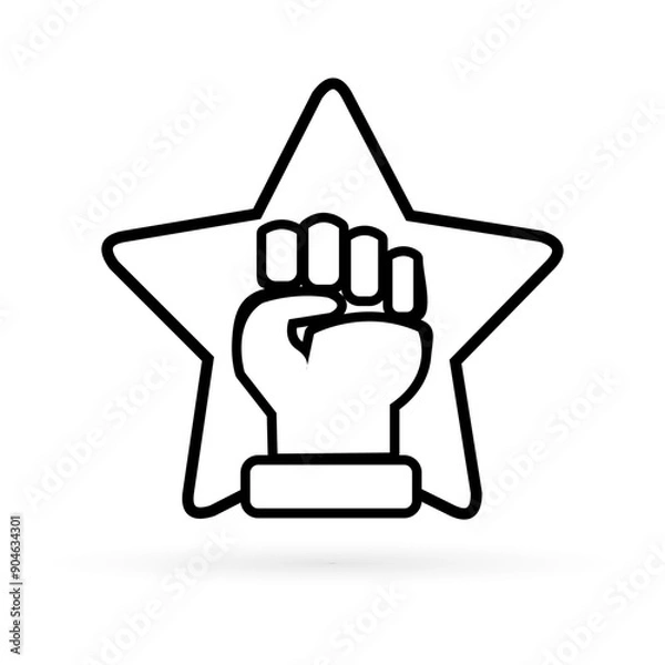 Obraz Motivational doodle Icon Design Illustration. Startup Symbol. transparent background