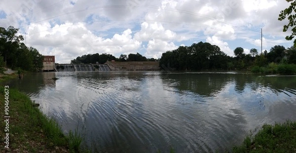 Obraz Water reflections and landscape