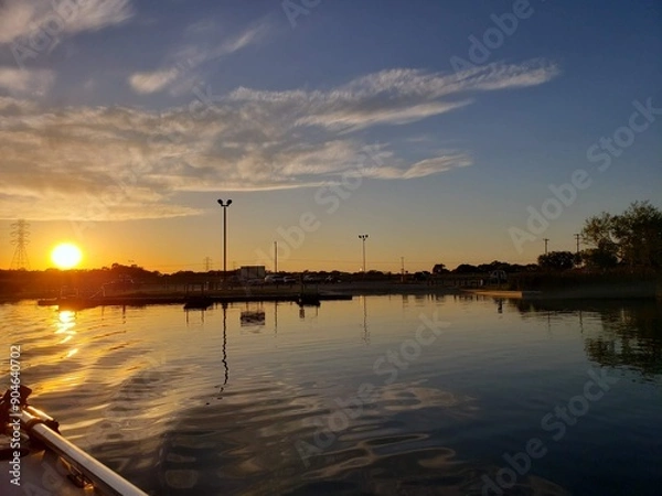 Obraz Water reflections and landscape