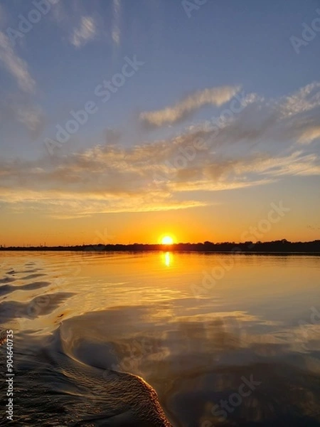 Obraz Water reflections and landscape