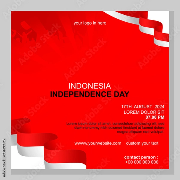 Fototapeta Indonedia independence day 97