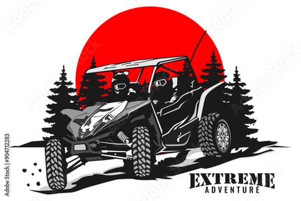 Obraz utv logo design icon illustration vector