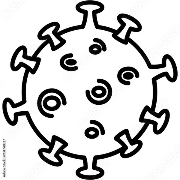 Obraz Virus Icon