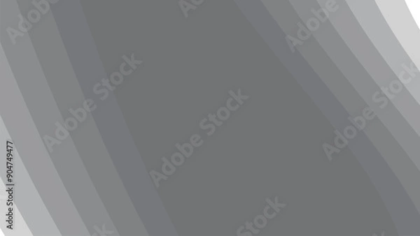 Obraz Gray abstract paper cut background vector image for backdrop or presentation