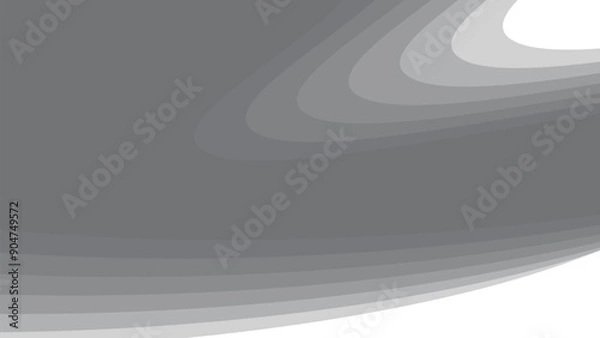 Obraz Gray abstract paper cut background vector image for backdrop or presentation