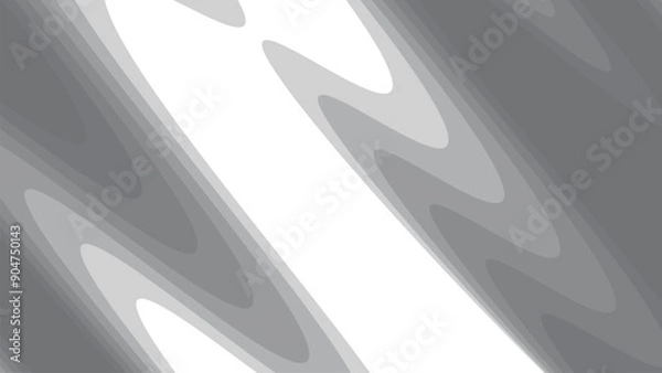 Obraz Gray abstract paper cut background vector image for backdrop or presentation