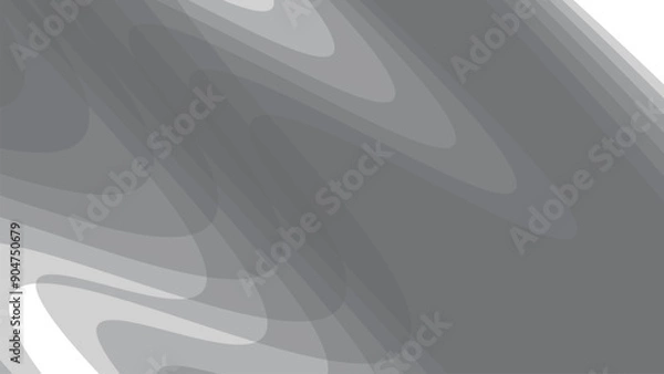 Obraz Gray abstract paper cut background vector image for backdrop or presentation