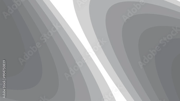 Obraz Gray abstract paper cut background vector image for backdrop or presentation