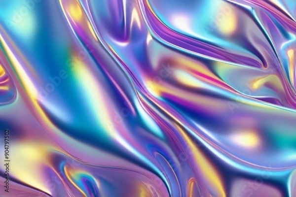 Fototapeta Holographic Gradient different colorful background