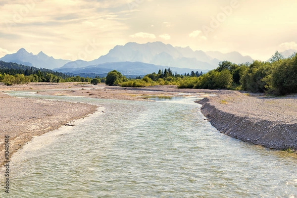 Fototapeta River Isar