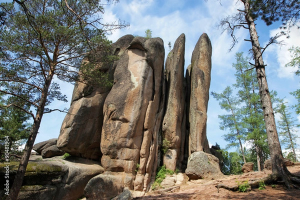 Obraz Красноярские столбы, Перья