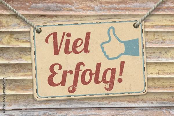 Obraz Viel Erfolg!