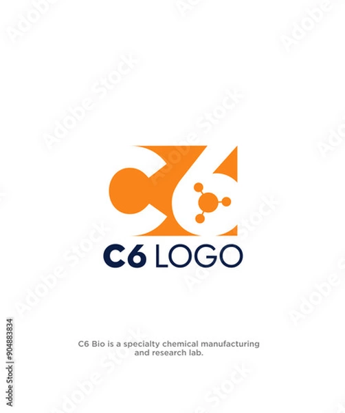 Obraz C6 BIOLOGY LOGO SIMPLE MINIMAL