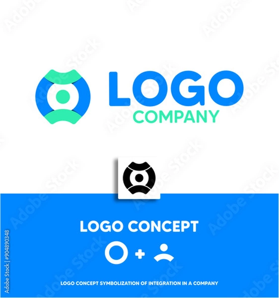 Obraz PEOPLE O LOGO SIMPLE MINIMAL