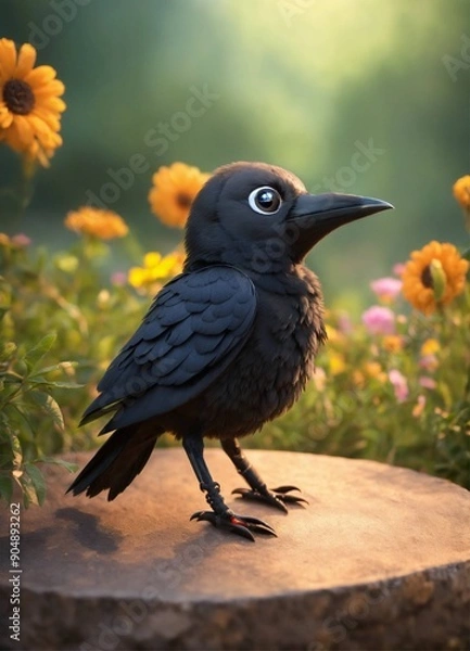 Obraz bird on a branch