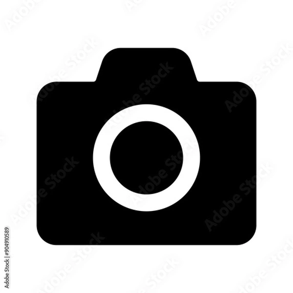 Fototapeta camera glyph icon