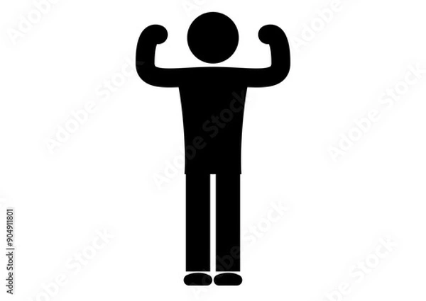 Obraz 元気に回復したピクトグラム