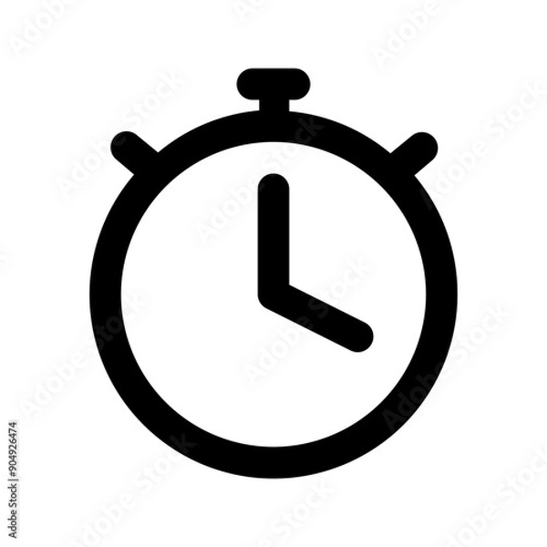 Fototapeta stopwatch line icon