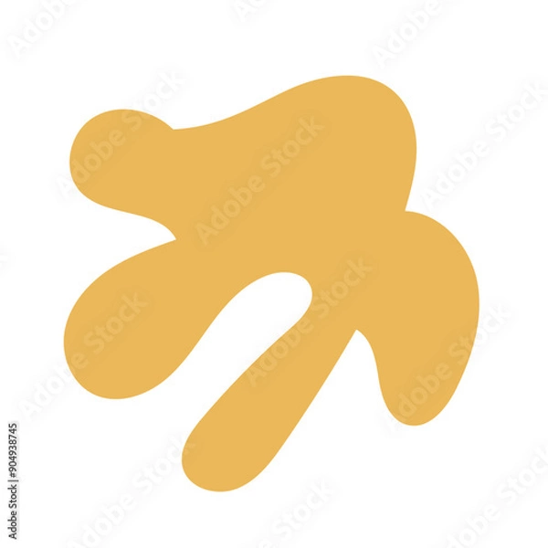 Fototapeta Neutral Earth Tone Abstract Shape Vectors 