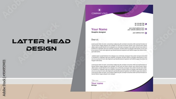 Obraz Professional latter head design
