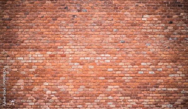 Fototapeta Vintage Red Cegle Mur