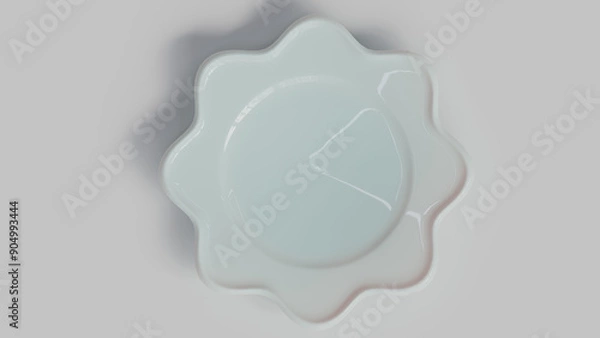 Fototapeta カフェプレート06