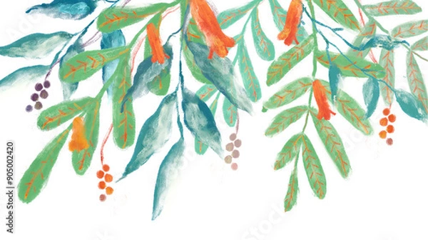 Obraz 열대삭물-오일파스텔