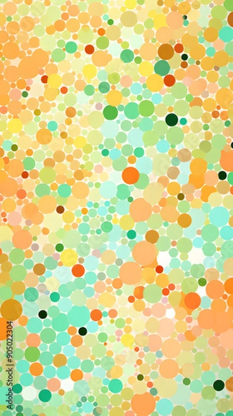 Fototapeta Digital retro color artistic dot abstract graphic poster background