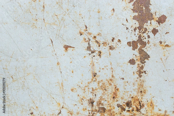 Fototapeta Rust texture as metal plate background.