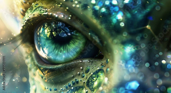 Fototapeta The mystical journey of the Arcturian Starseeds: unlocking galactic secrets.