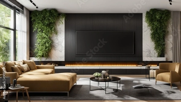 Fototapeta living room interior
