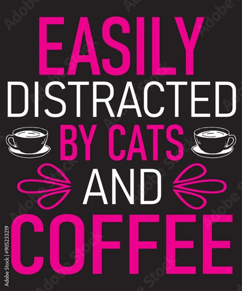 Obraz coffee t-shirt design