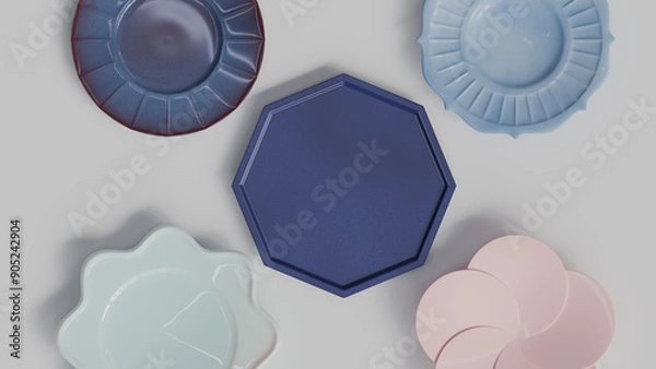 Obraz カフェプレート07