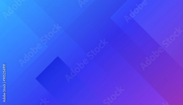 Fototapeta Blue abstract background with triangles. Vector illustration