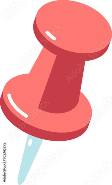 Obraz Red Pin Thumbtack