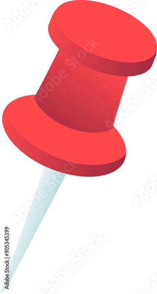 Obraz Red Pin Thumbtack