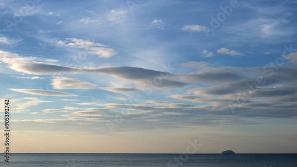 Fototapeta Beautiful clouds and sky background