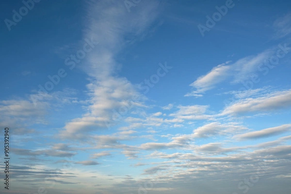 Fototapeta Beautiful clouds and sky background