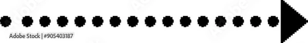 Fototapeta Arrow collection pixels