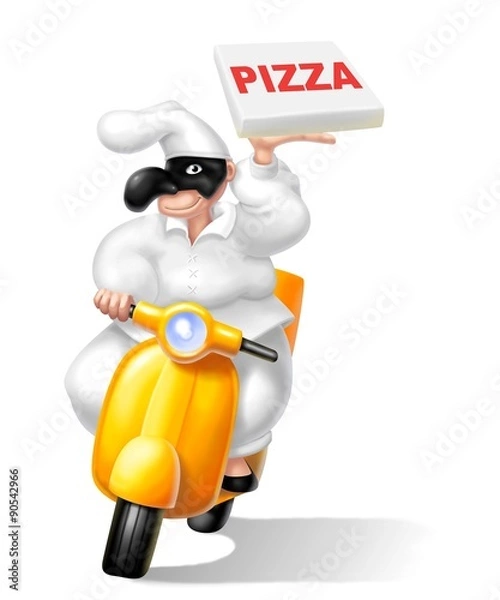 Obraz pulcinella speedypizza