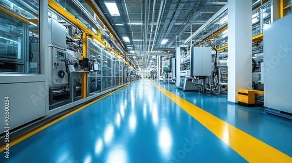 Obraz the interior of a modern factory
