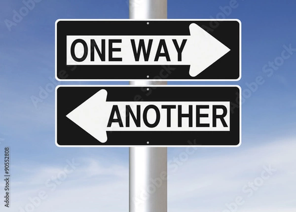 Fototapeta One Way or Another
