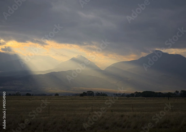 Fototapeta Light Through the Smoke